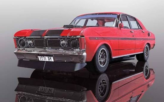 Preview: Scalextric Ford Falcon 1970, 'Candy Apple Red' 3937